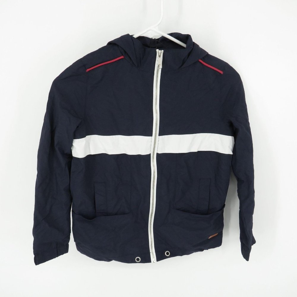 7 For All Mankind Boys Large Navy Blue Windbreaker Jacket  NWT $80